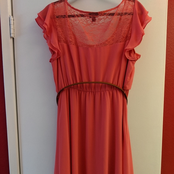 Torrid Flutter Sleeve Dress 1X - Picture 2 of 5